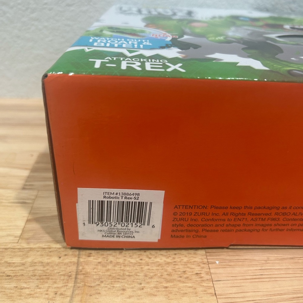 ZURU Robo Alive - Attacking T-Rex Battery-Powered Robotic Toy GREY NIB - Picture 7 of 7
